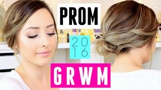 Prom 2016 Get Ready With Me! EASY Makeup, Hair   Dress Ideas!