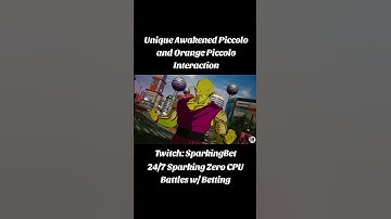 Unique Awakened Piccolo and Orange Piccolo Interaction! #dragonball #sparkingzero #dbz #piccolo