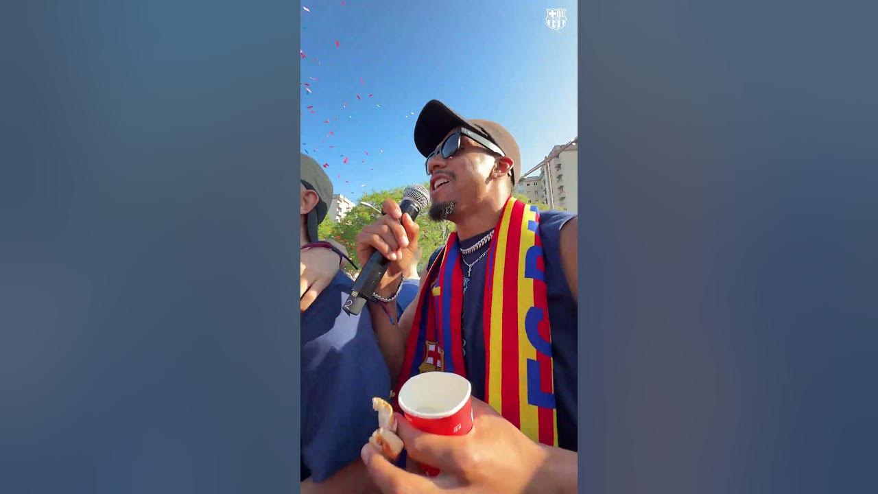 The champs painting the city blaugrana πβ€οΈ #fcbarcelona #shorts The champs painting the city blaugrana πβ€οΈ #fcbarcelona #shorts