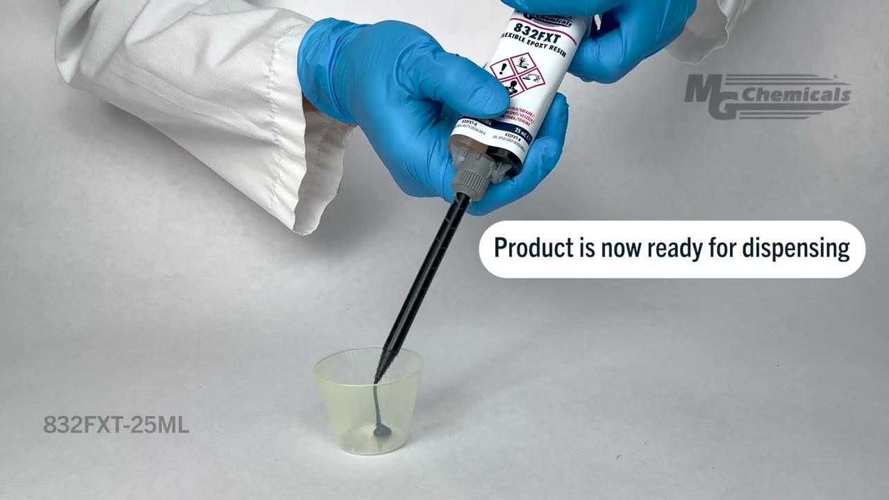 832FXT-25ML Flexible Epoxy Resin Dual Syringe Unboxing - YouTube