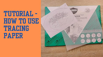 HOW TO - use tracing paper to transfer an image onto your sketch paper
