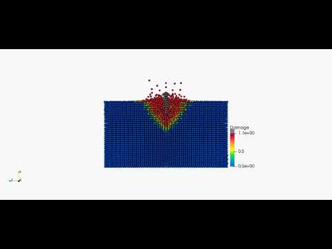 simulation of soil penetration using meshfree method RKPM