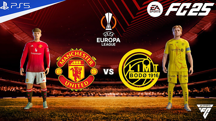 FC 25 - Manchester united vs Bodo/Glimt - Final - UEFA Europa League 2024/25 | PS5™ | 4K