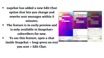 How to Edit Sent Messages on Snapchat