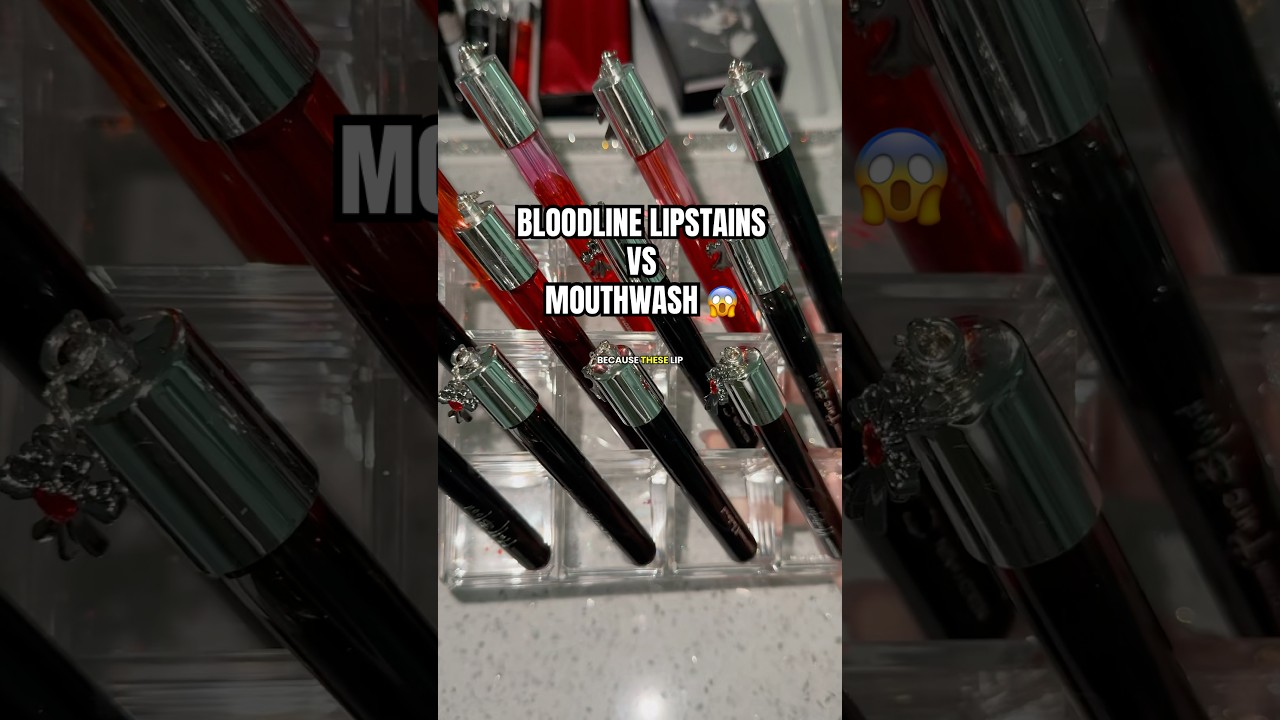MOUTHWASH vs Bloodline lipstains 😱 