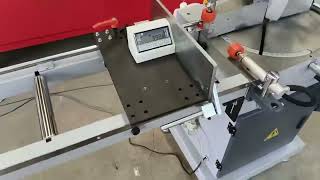 Single-head angle-cutting machine with digital display, featuring high precision