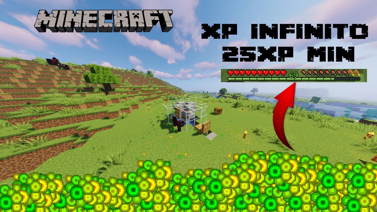 FARM DE XP INFINITO MINECRAFT JAVA 1.21 25XP/MIN - YouTube