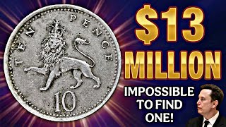MILLIONAIRE COIN HUNT! 💷 Top 4 Rare UK 10 Pence Coins Worth BIG Dollars! 😱