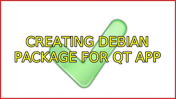 Ubuntu: Creating Debian Package For Qt app