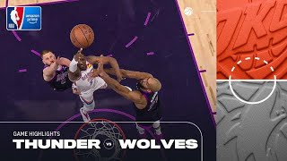 Nba Minnesota Timberwolves Vs Oklahoma City Thunder Game Highlights Amazon Prime