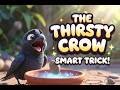 The Thirsty Crow 🐦💧 | Smart Trick That Will Surprise You! #kidsvideo #kidscartoon #kidsstory #viral