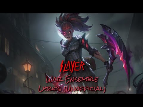 Slayer - War Ensemble - Lyrics (Unofficial)