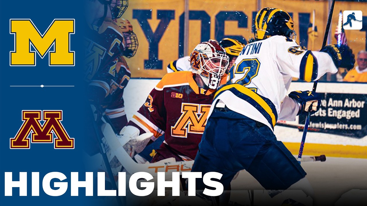 Michigan vs Minnesota | NCAA College Hockey | Highlights - February 26, 2026