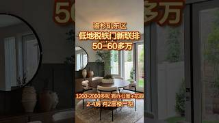 洛杉矶东区8分学区铁门低地税2层楼全新联排 #realestate #美国买房