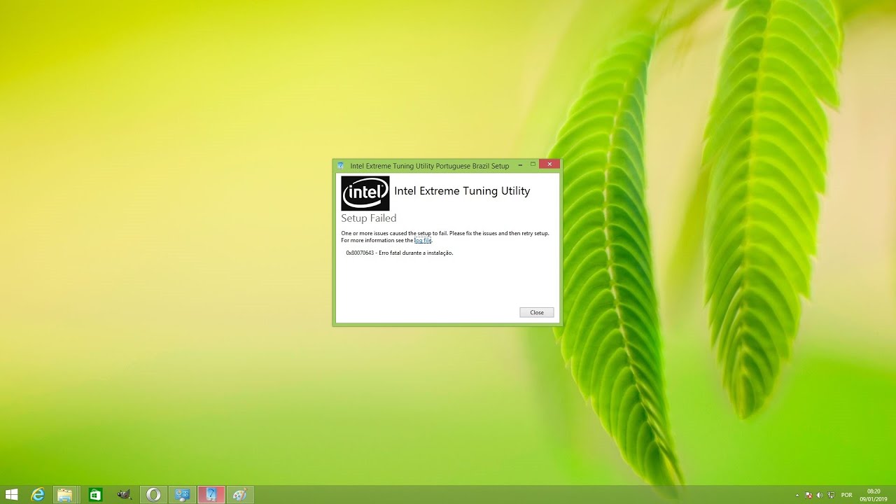 0x80070643 Erro Fatal Durante A Instalacao Intel Xtu E Outros Youtube
