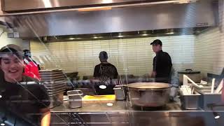 Chipotle Staff at Campus location sings happy birthday to Sarah
