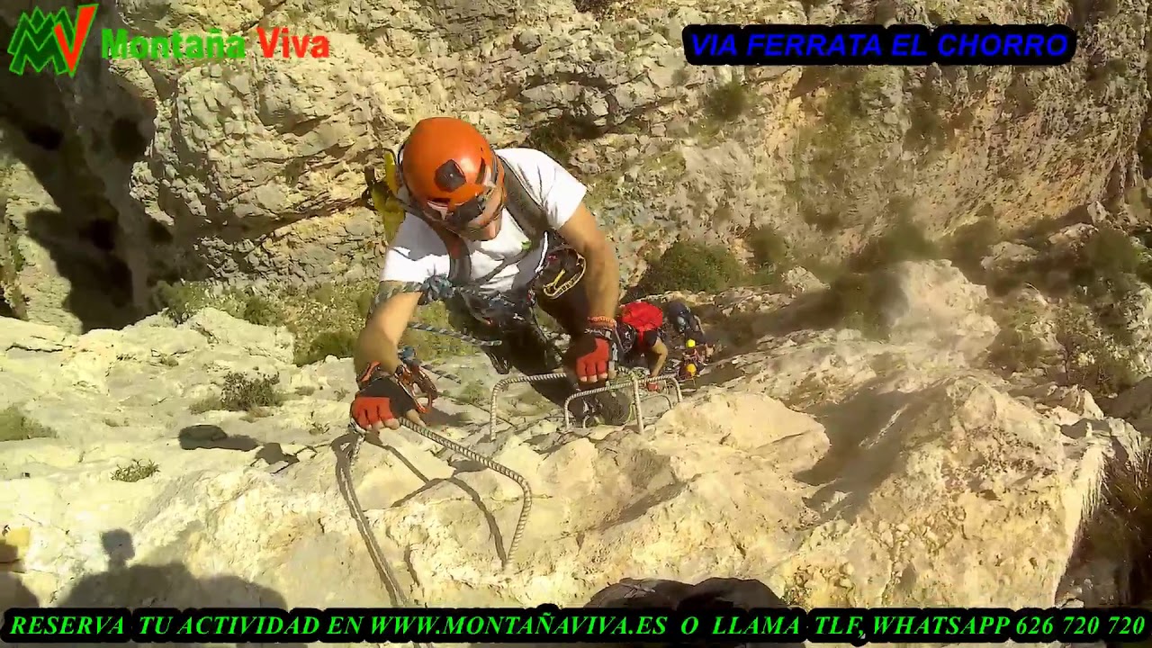 via ferrata dolomites VIA FERRATA EL CHORRO 05-11-2017