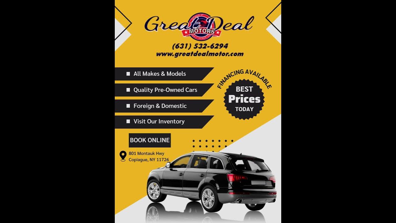 Highly Rated Used Car Dealership in Copiague, New York. Financing