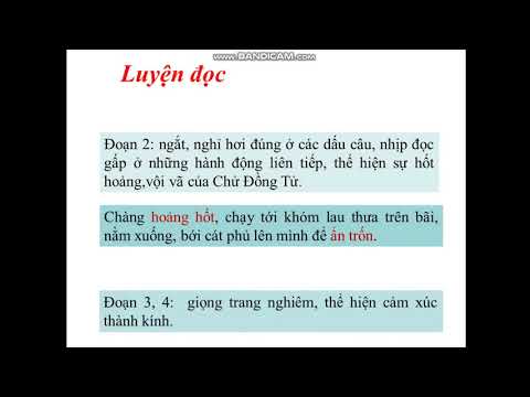 Lớp 3 - Phân môn: Tập đọc - Bài: Sự tích lễ hội Chử Đồng Tử (Tuần 26 - 20/4/2020)