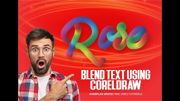 How to Create Stunning Blend Text Effects in CorelDRAW Beginner Friendly! Free CorelDRAW video.