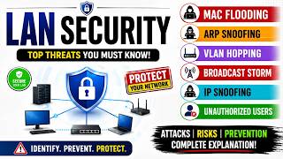 Layer-2 Security | DHCP Snooping, ARP Inspection, IP Verify Source, Port-Security, VLAN Attacks