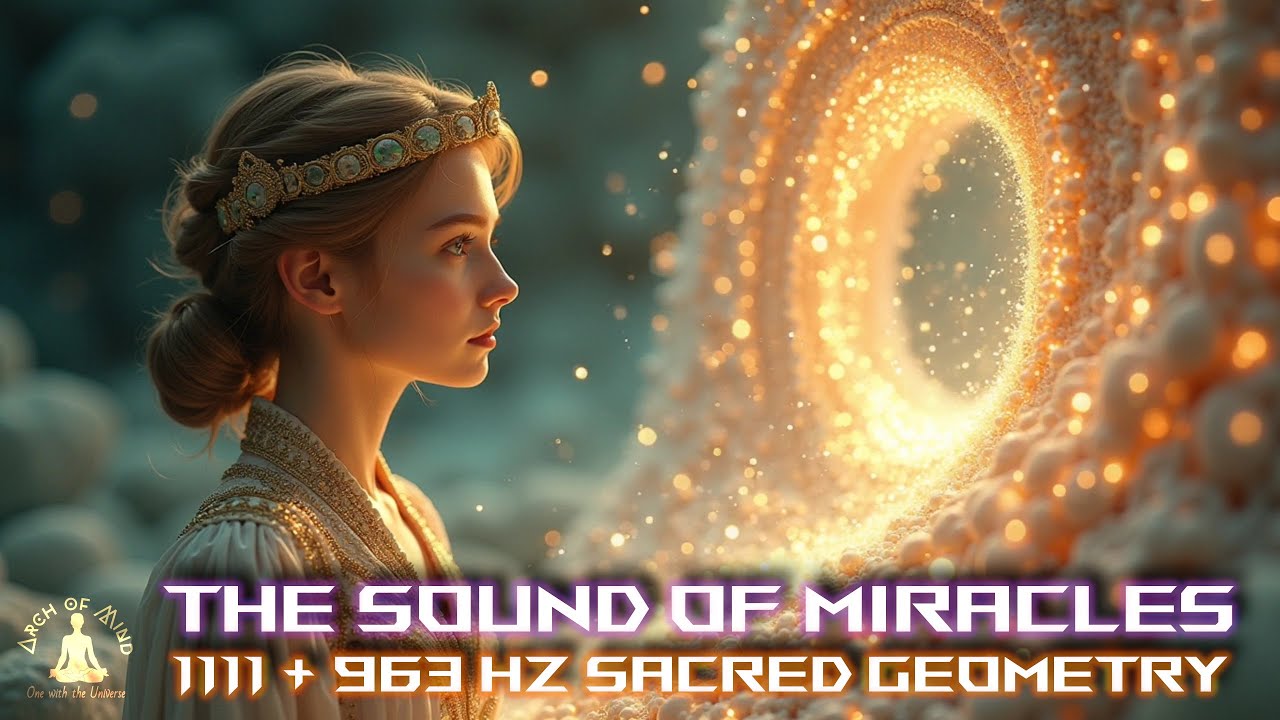 The Sound of Miracles ✨ 1111Hz + 963Hz Resonance | Sacred Sound Geometry