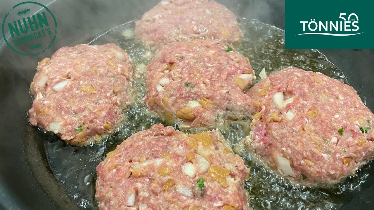 Schnelle Frikadellen mit Rezept vom Metzger / Nuhn schmeckt&amp;#39;s - YouTube