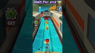 😱 𝗪𝗔𝗜𝗧 𝗙𝗢𝗥 𝗘𝗡𝗗 ⚡ Smooth Running Gameplay 🚆 Perfect Escape 🔥 #subwaysurfers #gamingshorts #waitforend