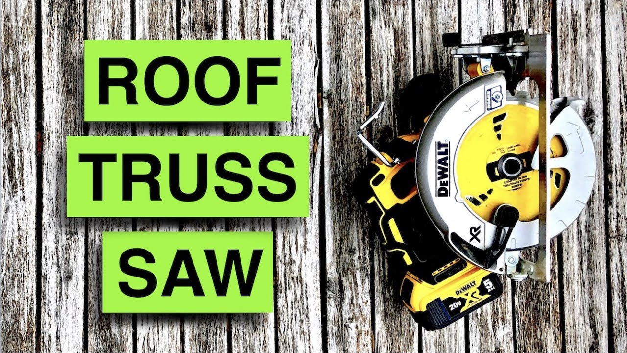 Handy Rafter Hook! Dewalt 71/4" 20v Max Circular Saw DCS570 REVIEW