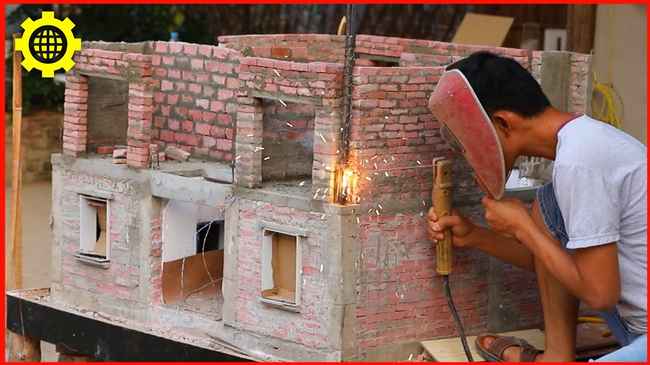 Amazing Small Scale House Construction From Foundation To last decoration