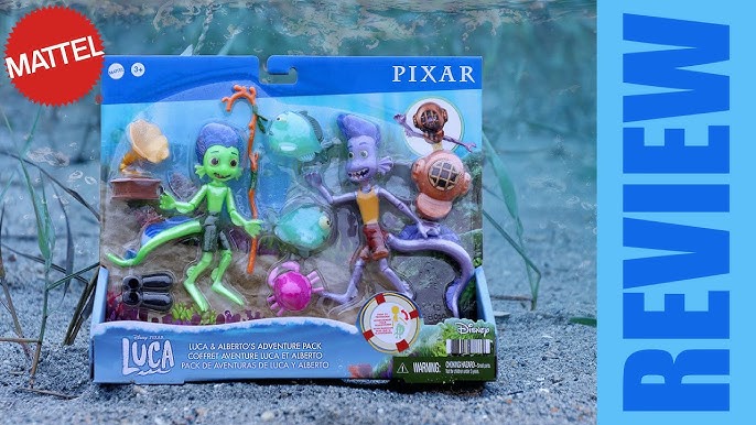 Disney Pixar Luca Scooter Build & Crash Pack with Luca Paguro & Alberto  Scorfano Posable Action Figures & 6 Swappable Scooter Pieces, Gift for Kids  Ages 3 Years & Older : 