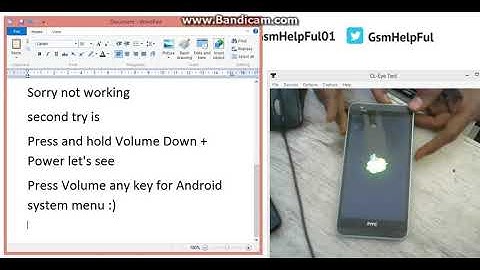 Hard Reset OR Remove Pattern Lock in HTC Desire 820G Plus Dual Sim