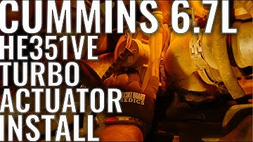Cummins 6.7L HE351VE Turbo Actuator Removal & Installation (Ram 2007, 2008, 2009, 2010, 2011, 2012)