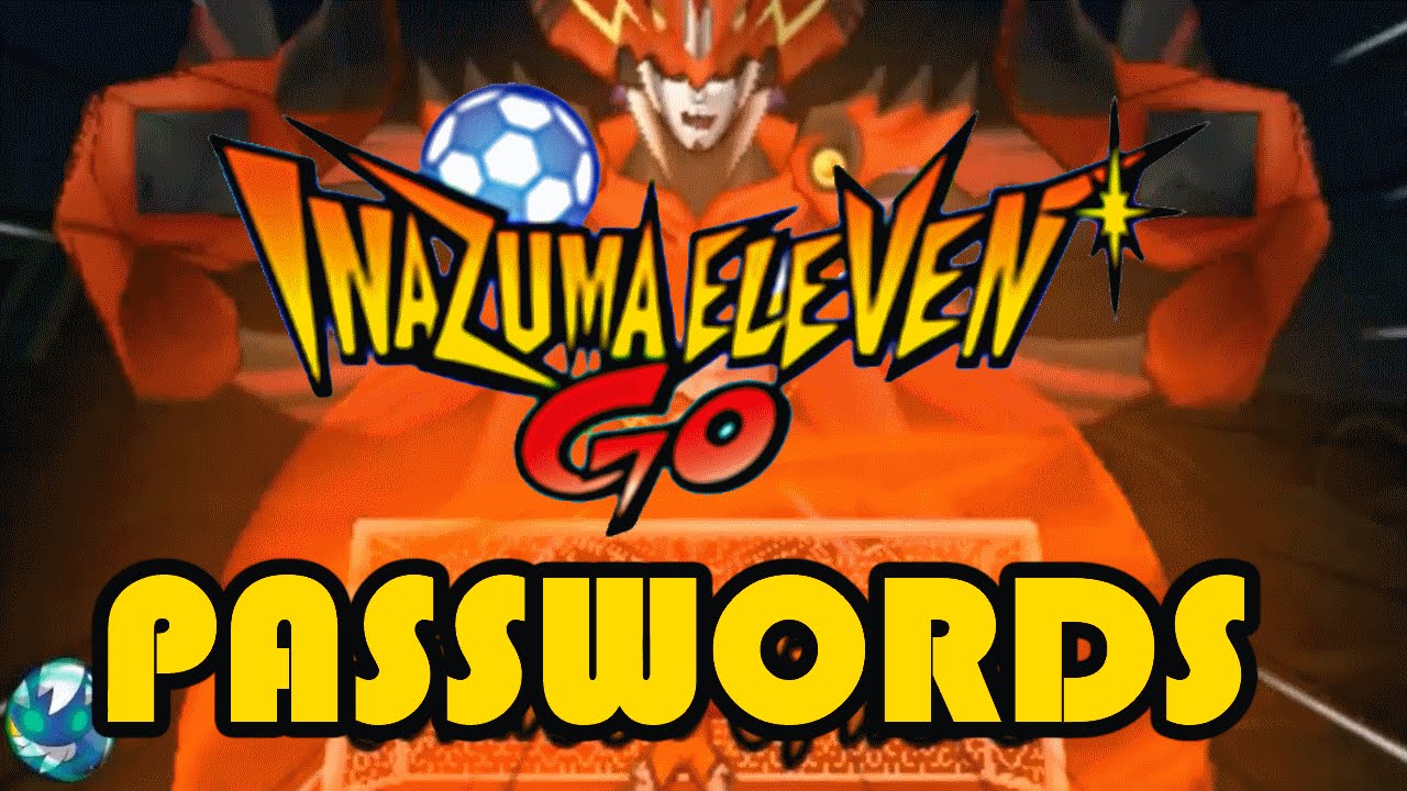 Inazuma Eleven GO Chrono Stones: Passwords