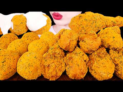 ASMR MUKBANG|BBURINKLE FRIED CHICKEN, CHEESE BALL 뿌링클 치킨, 치즈볼 먹방