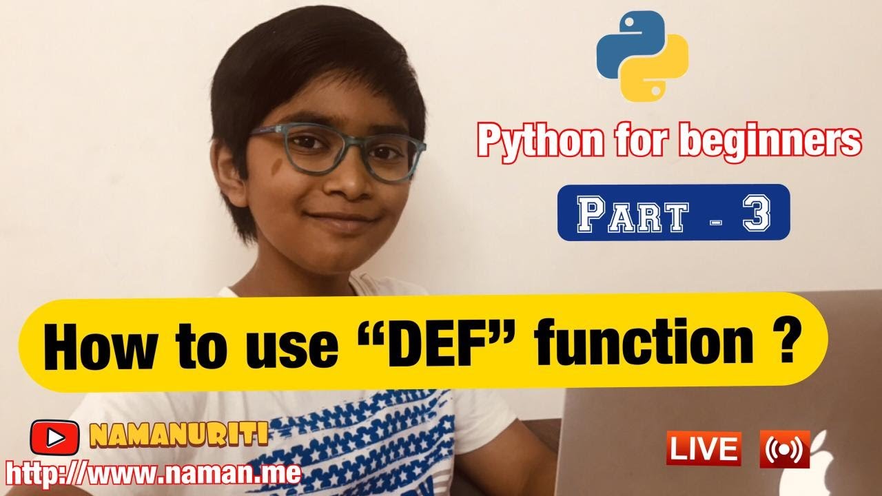 #learnpython #kidlearnpython How to use