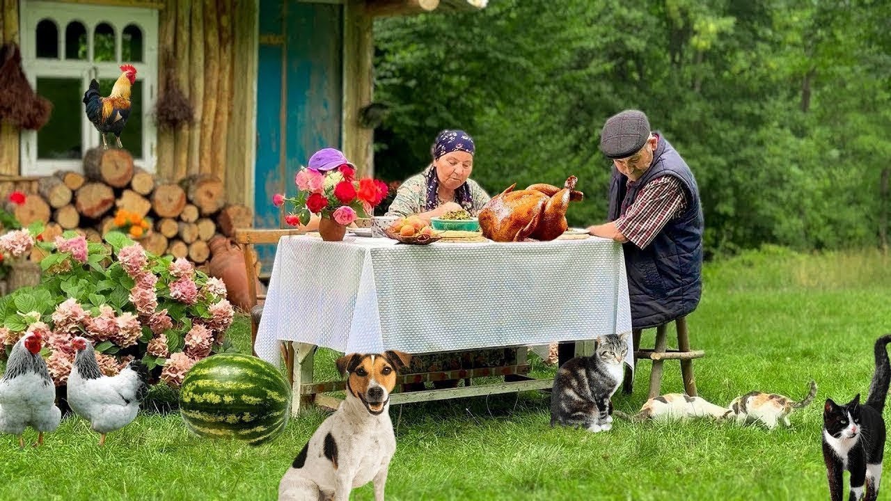 Настоящий вкус Азербайджана 🇦🇿🥘 Бабушка готовит лявянги из Курицы 🐔