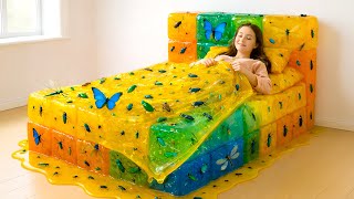 Download Lagu Live 🔴 Which Amazing Bed Would You Choose? 🦋✨ | Ultimate Oddly Satisfying AI ASMR MP3