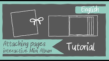 8x8 Mini Album Tutorial (Part 5) - Attaching pages to the hinge