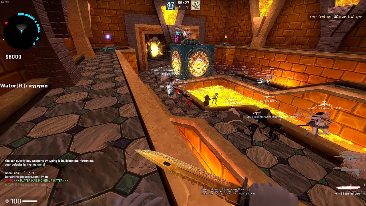 CSGO ZOMBIE ESCAPE ze_blue_magic_castle_v3_1 All Levels On Ghostcap ...