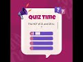 Must-Solve LCM-HCF Questions for Govt Exams 📘💥#shorts #quiz #viral #youtube