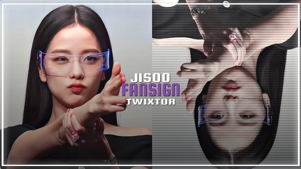 TWIXTOR JISOO FANSIGN FANCAM 230507 4K 60FPS