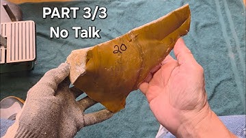 2223 - Part 3/3 - Rock Challenge - Raw Georgia Jasper Biface #flintknapping 