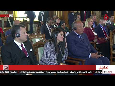 مؤتمر صحفي للرئيس المصري ونظيره الكرواتي