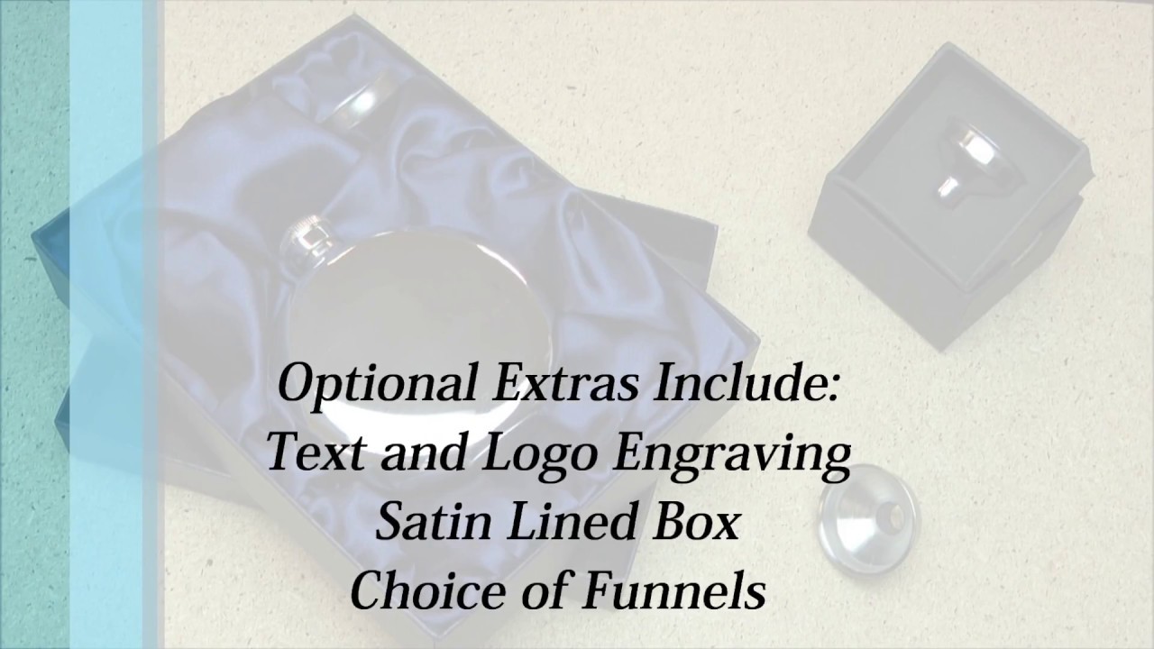 5oz Round Stainless Steel Hip Flask @ The Pocket Hip Flask Co