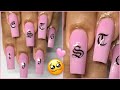 Old English Letter Nails FAST & EASY! Step by Step Acrylic Nails Tutorial DIY