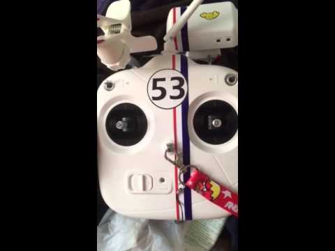 herbie fully loaded DJI Phantom controller low battery klaxon