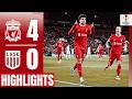 Diaz gakpo and salah secure europa league knockout qualification  liverpool 40 lask  highlights