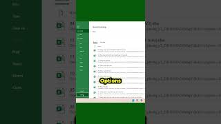 Cài đặt lưu tự động trong excel