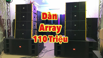Dàn âm thanh nhạc sống array 110 Triệu Lên đường về Hà Nội. Loa Array ATI Từ Trắng. LH 0934554129